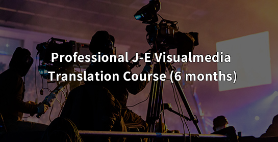 Professional J-E Visualmedia Translation Course (6 months)